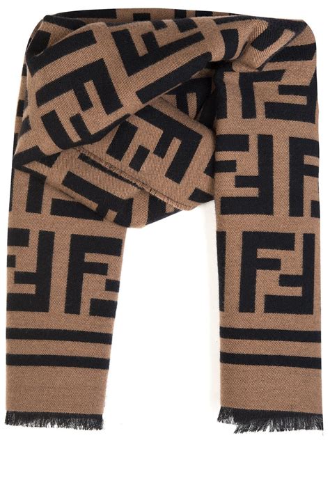 fendi wool.scarf